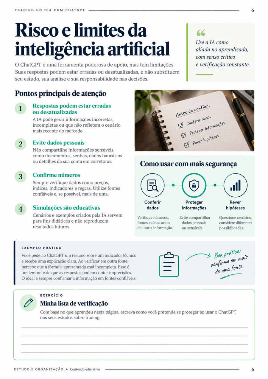 Página 6 do livro Trading no Dia com ChatGPT
